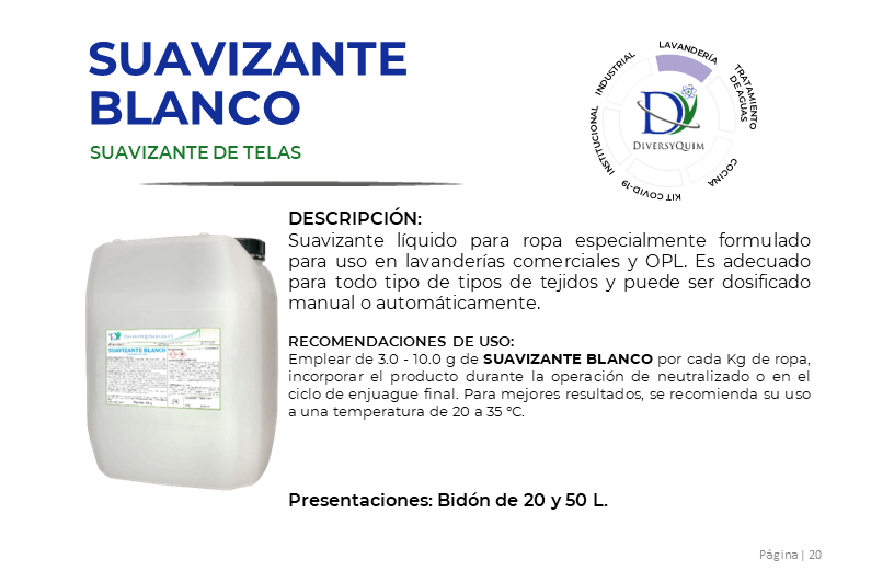 Suavizante Blanco